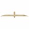 Ekena Millwork Eugene Rough Sawn Timber Gable Bracket, Douglas Fir, 72"W x 12"H x 4"D x 4"F, 4/12 Pitch GBW072X12X0404EUG00RDF - alternate 1
